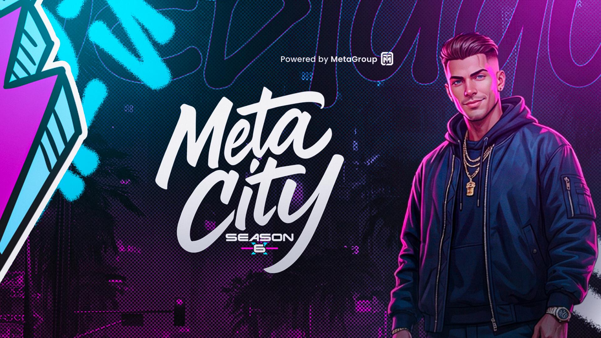 Discovery splash banner for META CITY #ÉAMETA🌟 Discord server