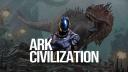 Discovery splash banner for Ark Civilization PvE Discord server