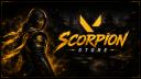 Discovery splash banner for Scorpion Store | Valorant | Fortnite Discord server