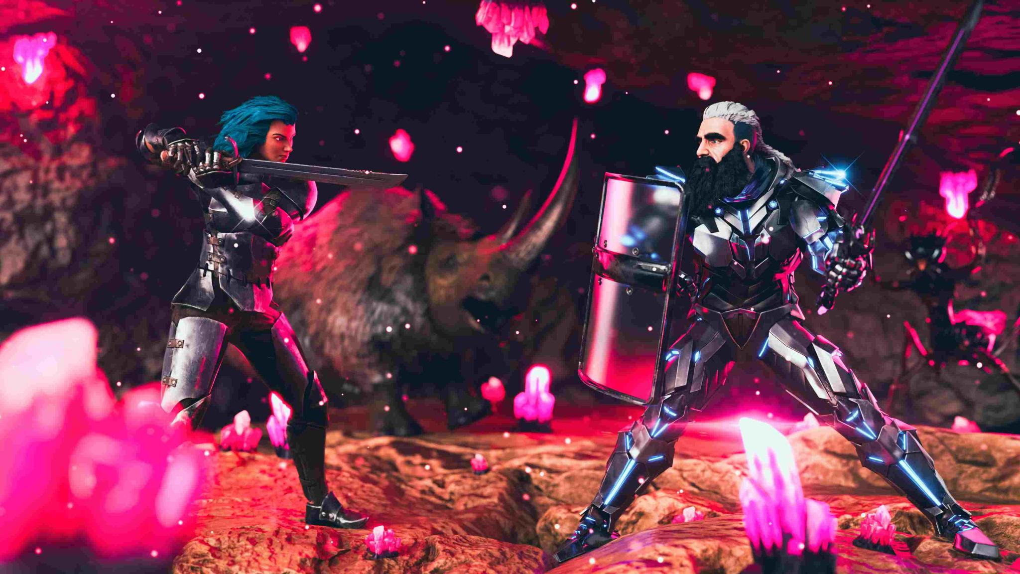 Discovery splash banner for Mirosity 4 Man | ARK | Wipes Saturday Discord server