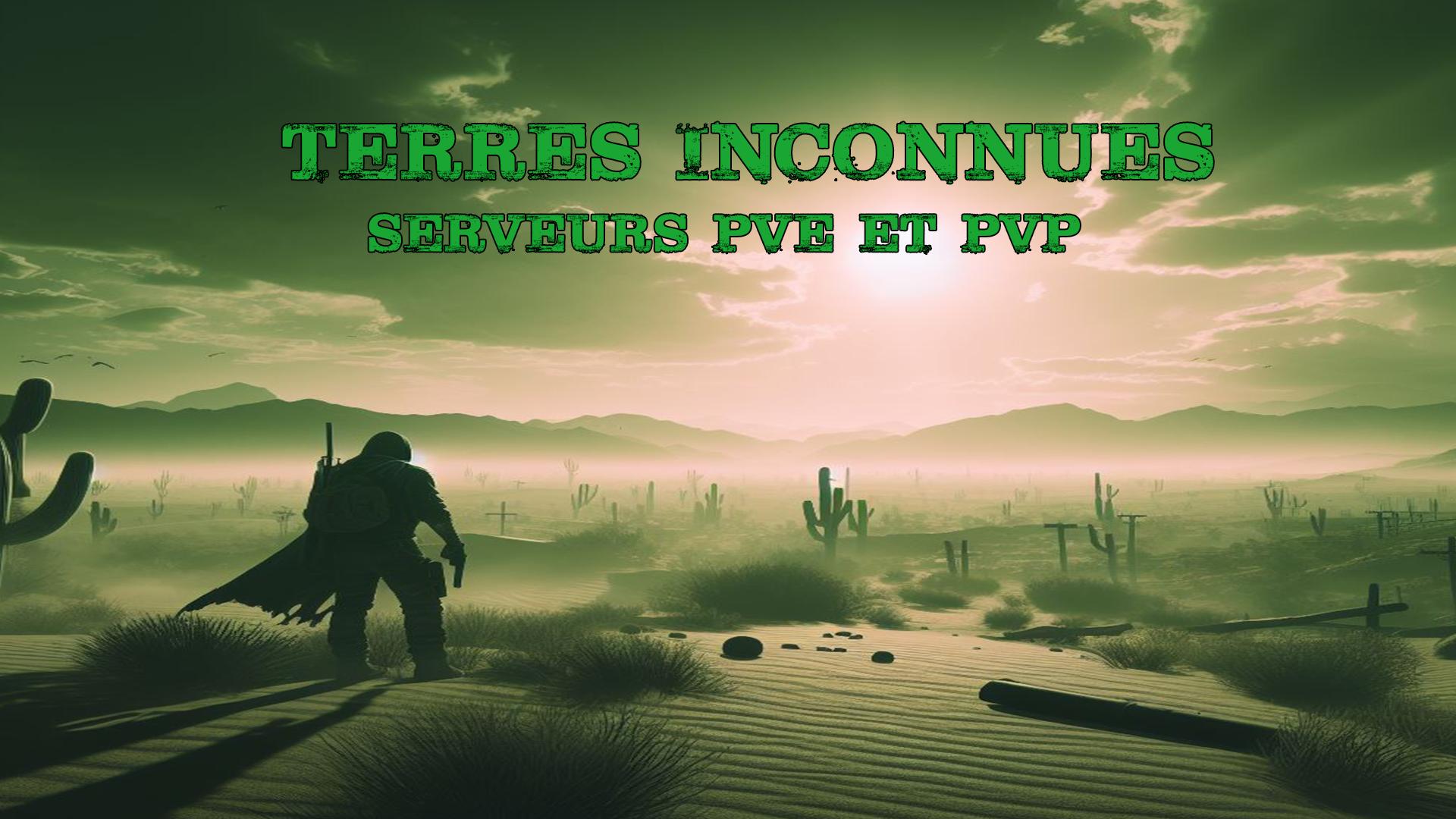 Discovery splash banner for FR TERRES INCONNUES Discord server