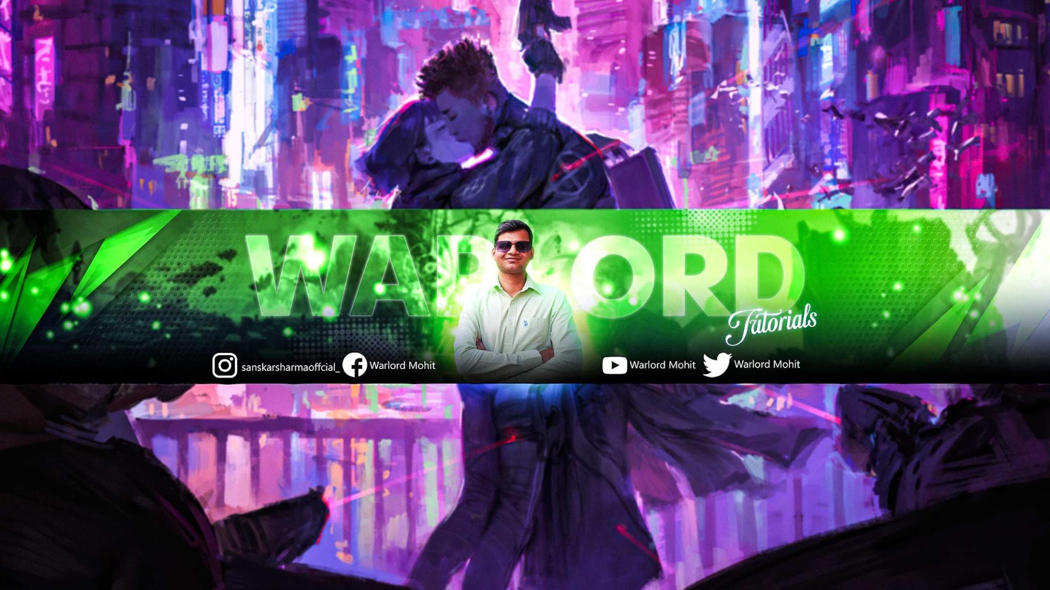 Discovery splash banner for Warlord Tutorials Discord server