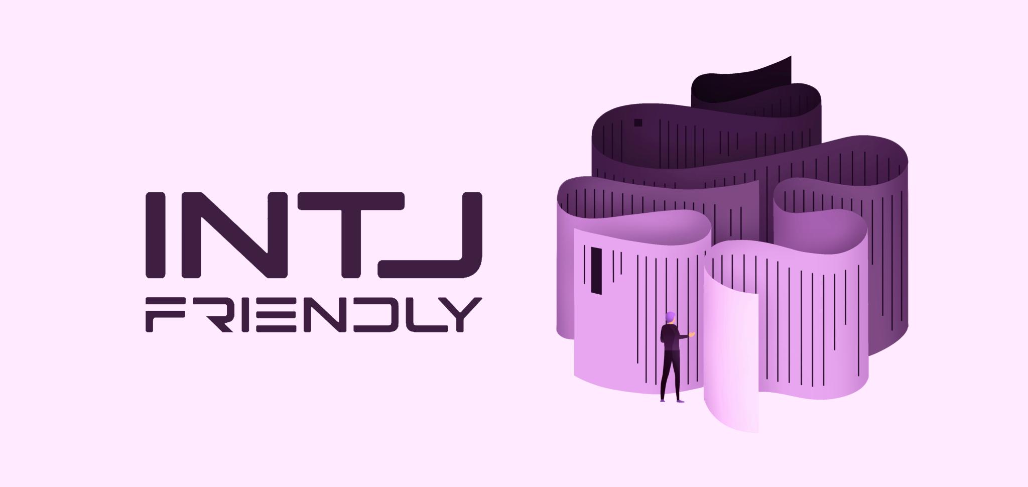 Discovery splash banner for INTJ Friendly Discord server