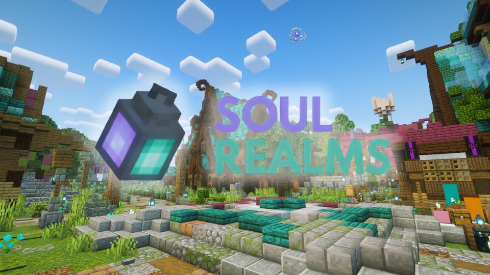 Discovery splash banner for Soul Realms Discord server