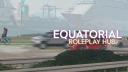 Discovery splash banner for Equatorial Roleplay Hub Discord server