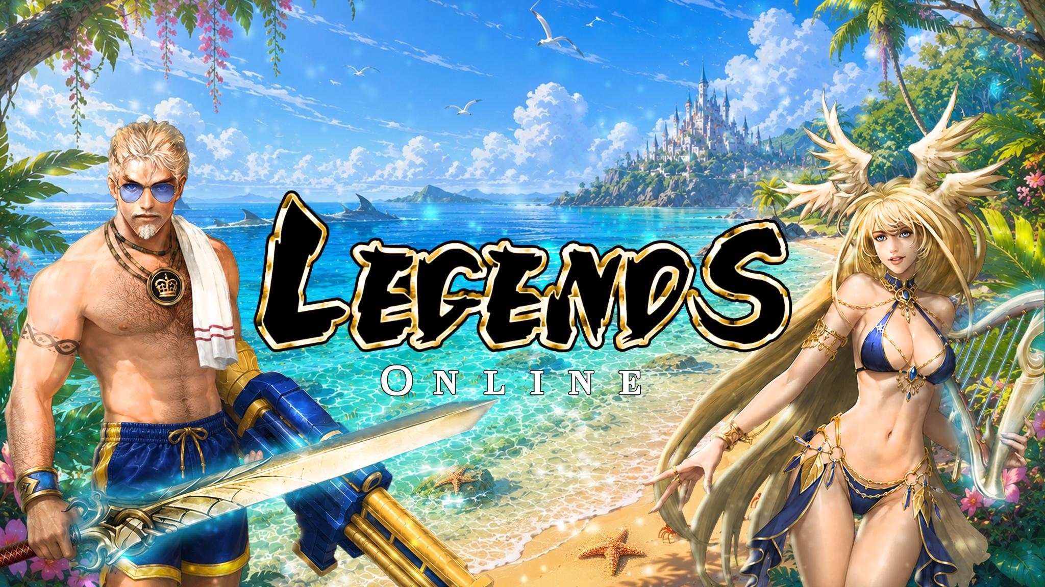 Discovery splash banner for Legends Online Discord server