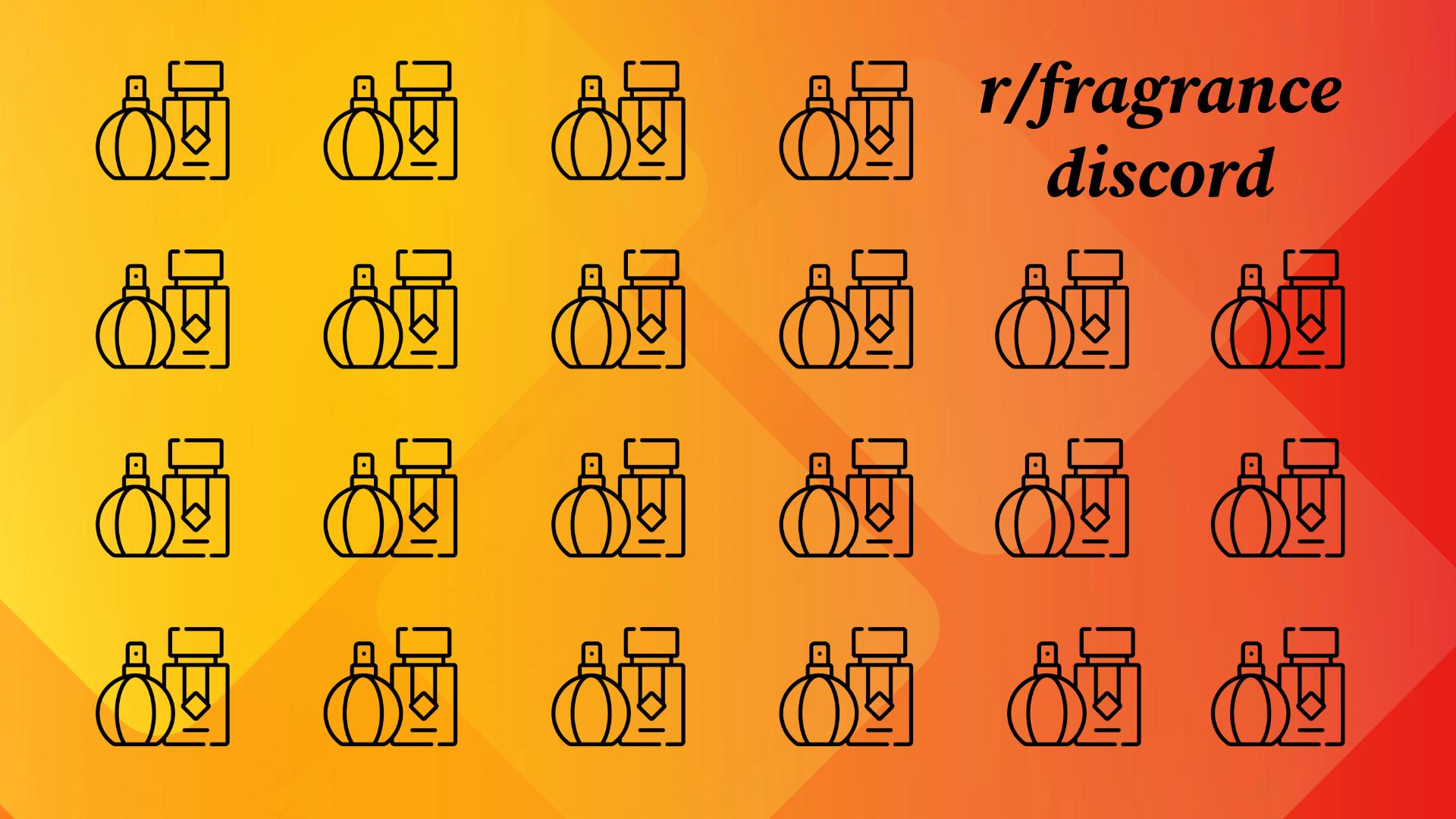 Discovery splash banner for r/fragrance Discord server