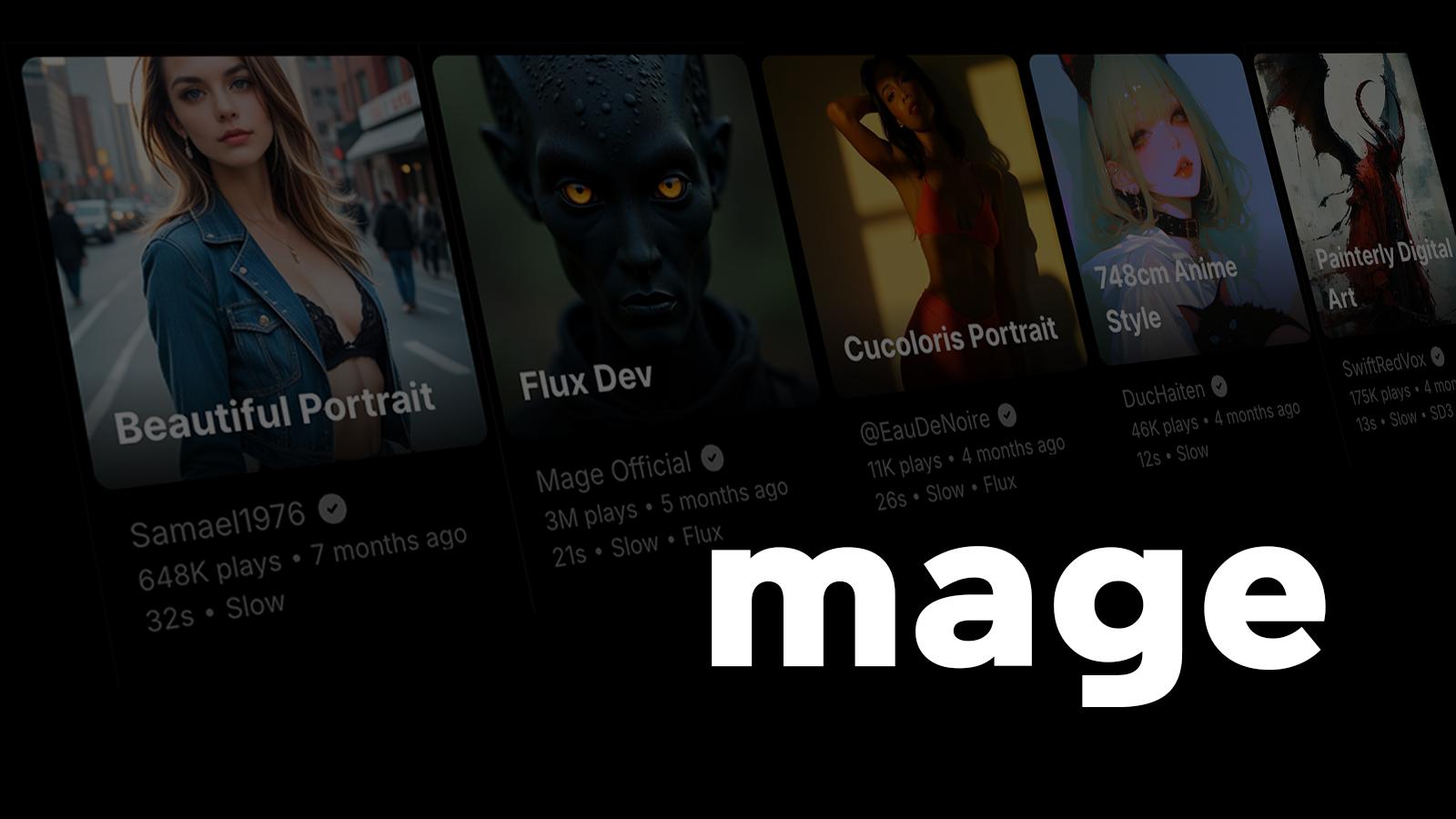 Discovery splash banner for Mage Discord server