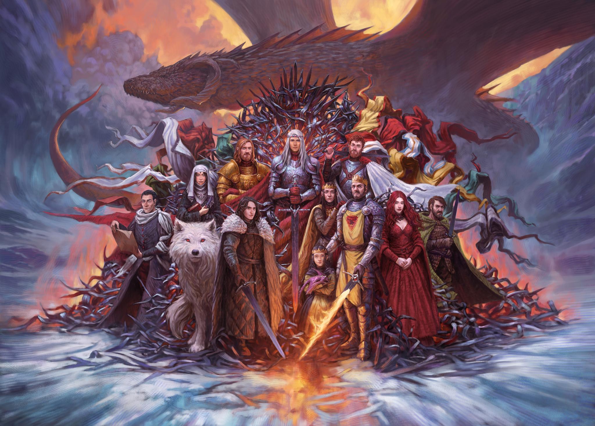 Discovery splash banner for Westeros Discord server