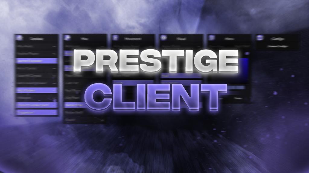 Discovery splash banner for š Prestige Client Discord server