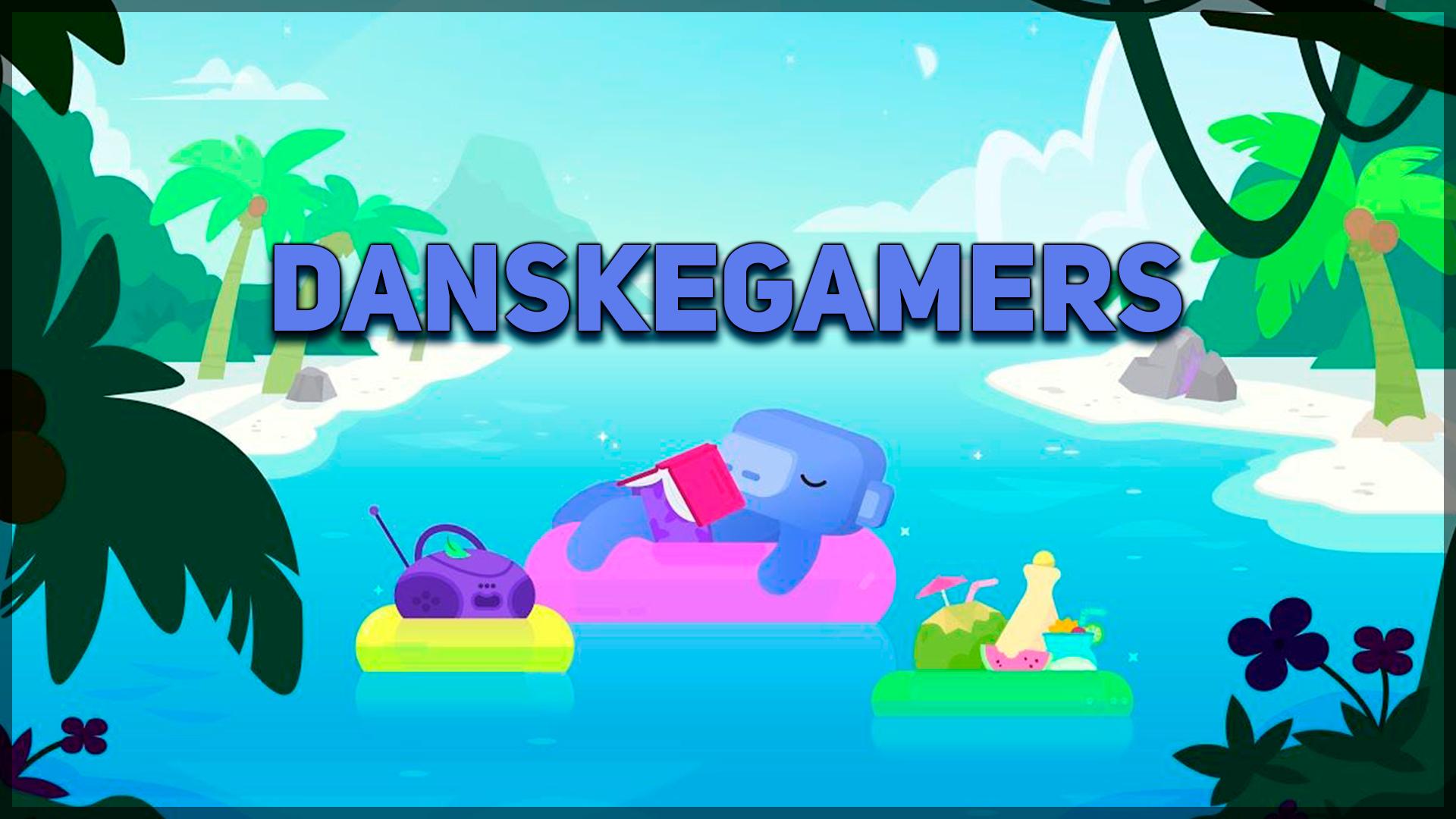 Discovery splash banner for Danske Gamers Discord server