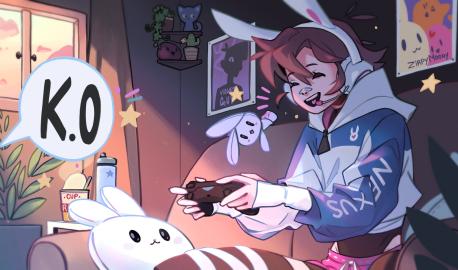 Discovery splash banner for Nexus Vault - Social ・Gaming ・Anime Discord server