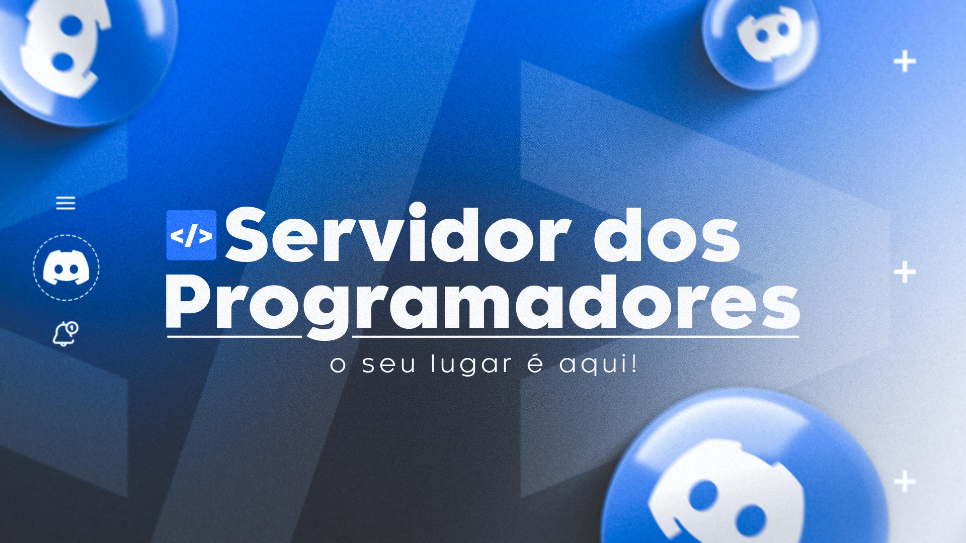 Discovery splash banner for Servidor dos Programadores Discord server