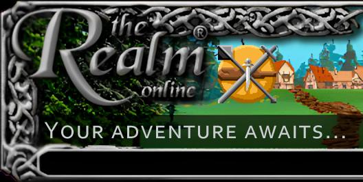 Discovery splash banner for The Realm Online - Official Discord server