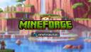 Discovery splash banner for MineForge Community Discord server