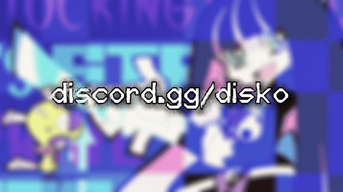 Discovery splash banner for disko's lair Discord server