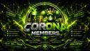 Discovery splash banner for ˹ CM˼ ・Corona Members Discord server