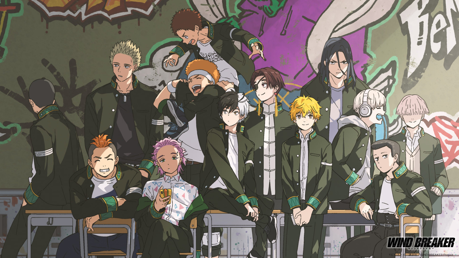 Discovery splash banner for Wind Breaker Discord server