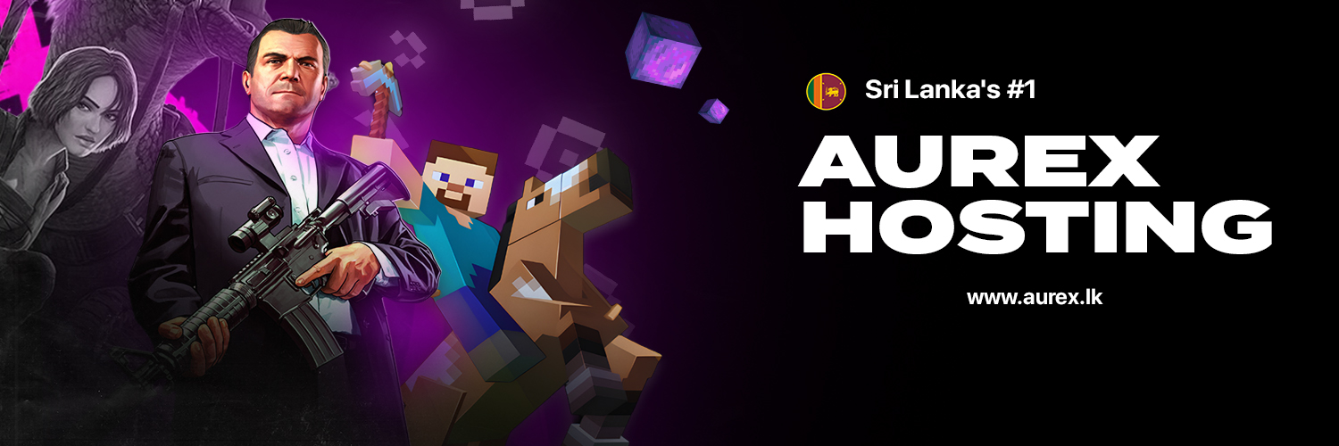 Discovery splash banner for Aurex Hosting™ Discord server