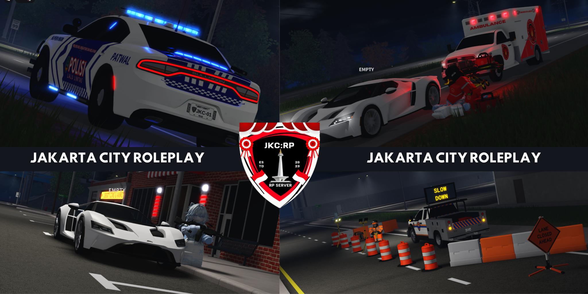 Discovery splash banner for JKC:RP I Jakarta City Roleplay Discord server