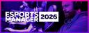 Discovery splash banner for Esports Manager 2026 Discord server
