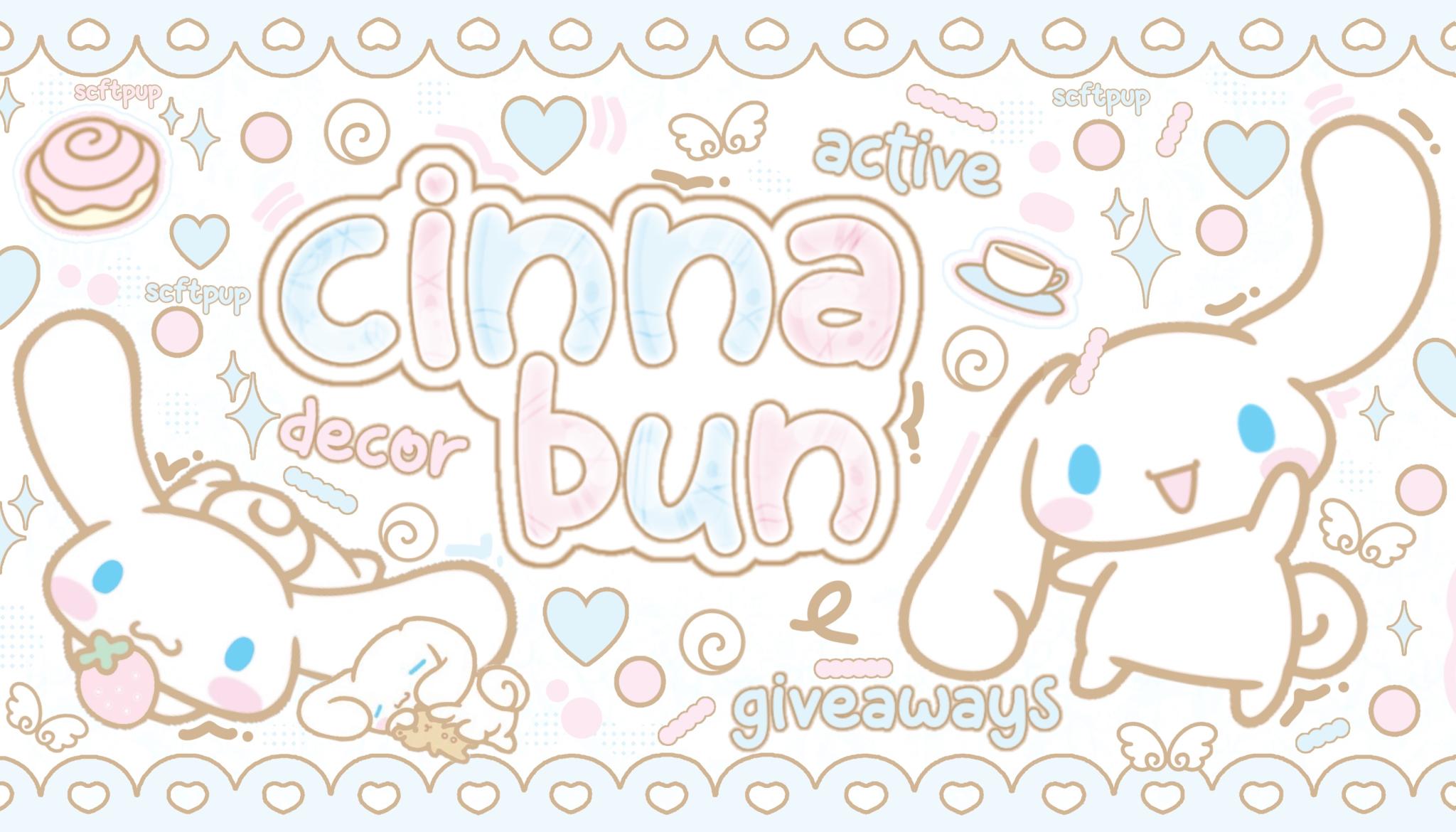 Discovery splash banner for ૮₍ ˶ᵔ ᵕ ᵔ˶ ₎ა cinnαbun 🎐 ⊹ giveαwαysㆍdecorㆍsociαl Discord server