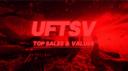 Discovery splash banner for UF Top Sales & Values Discord server