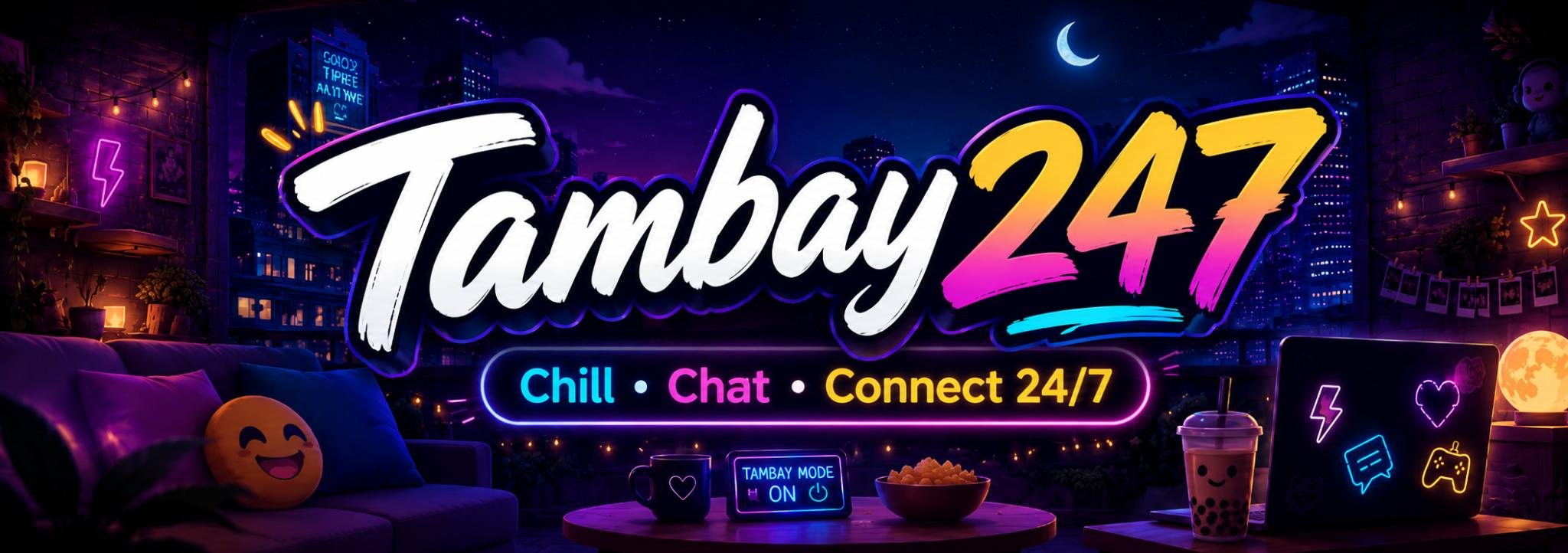 Discovery splash banner for tambay247 Discord server