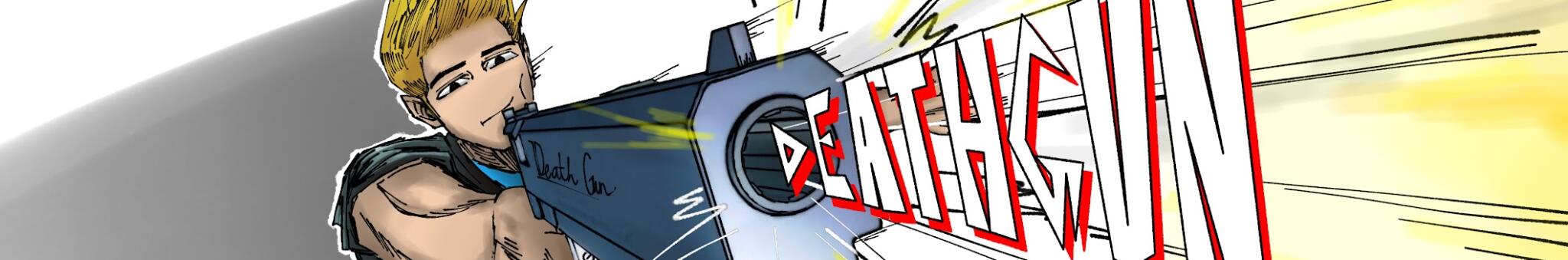Discovery splash banner for Deathgun Basement Discord server