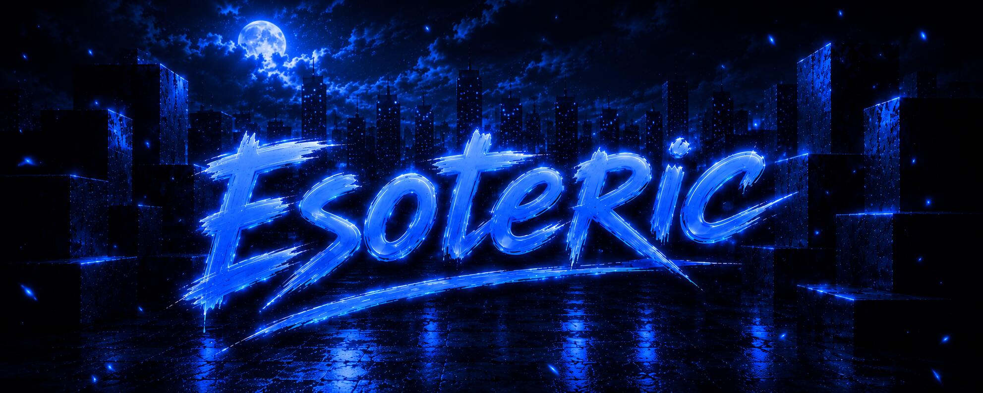 Discovery splash banner for Esoteric's Community Discord server