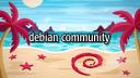 Discovery splash banner for Debian Community Discord server