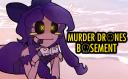 Discovery splash banner for Murder Drones Basement Discord server