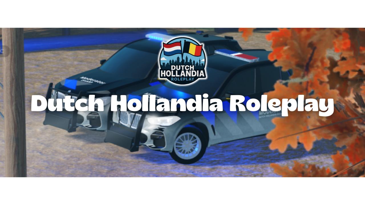 Discovery splash banner for Dutch Hollandia Roleplay© Discord server