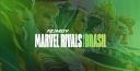 Discovery splash banner for Marvel Rivals Brasil Discord server