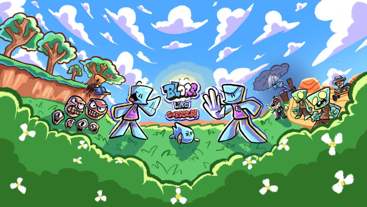 Discovery splash banner for BLORP! Discord server