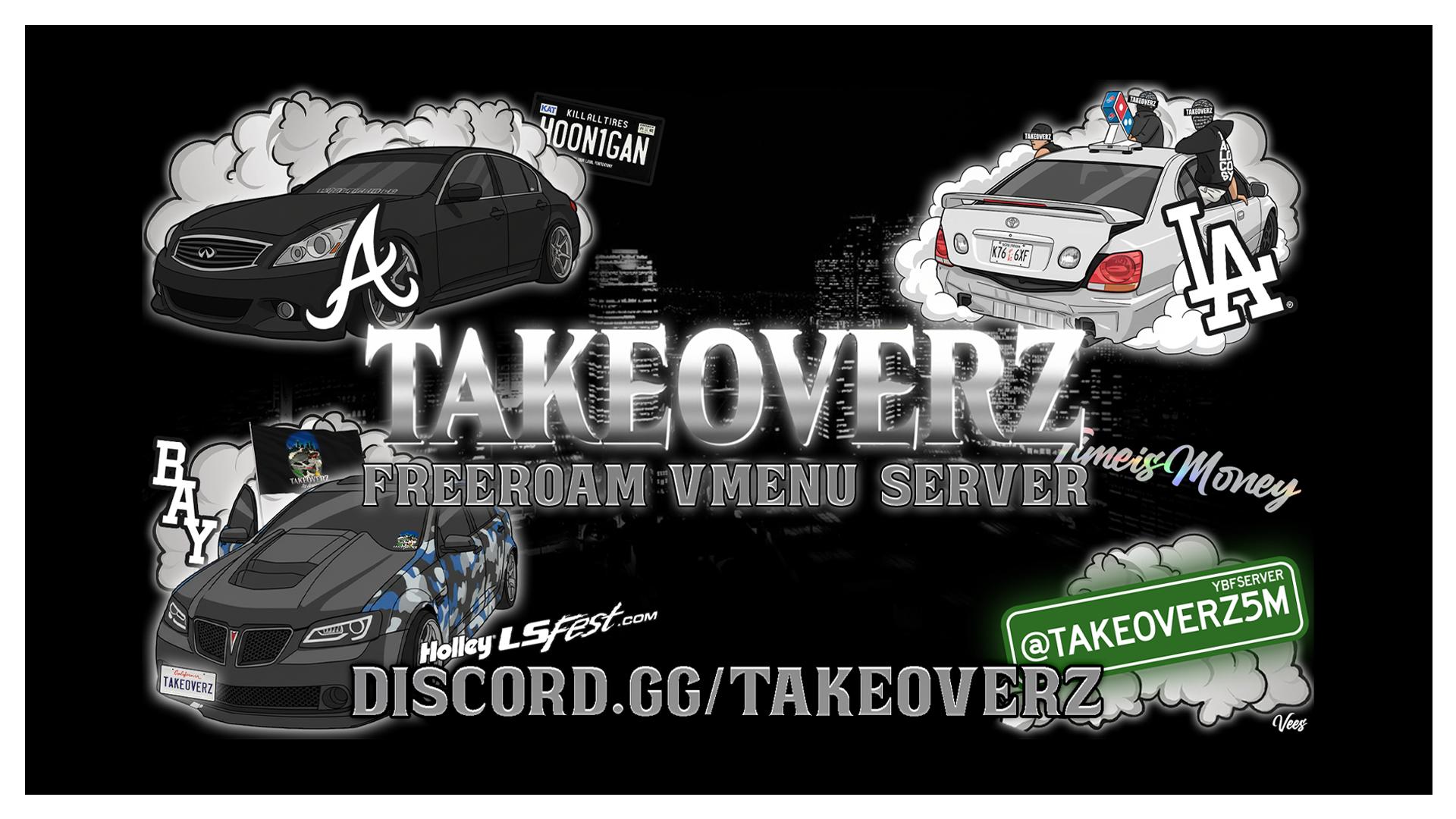 Discovery splash banner for Takeoverz Discord server