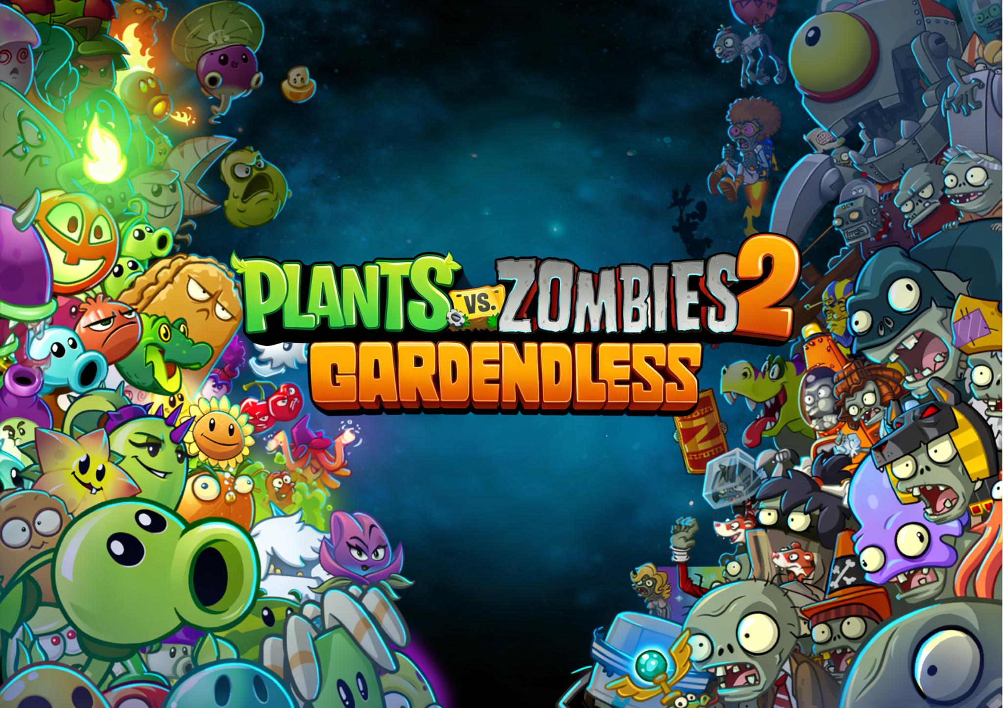 Discovery splash banner for PvZ2: Gardendless Discord server