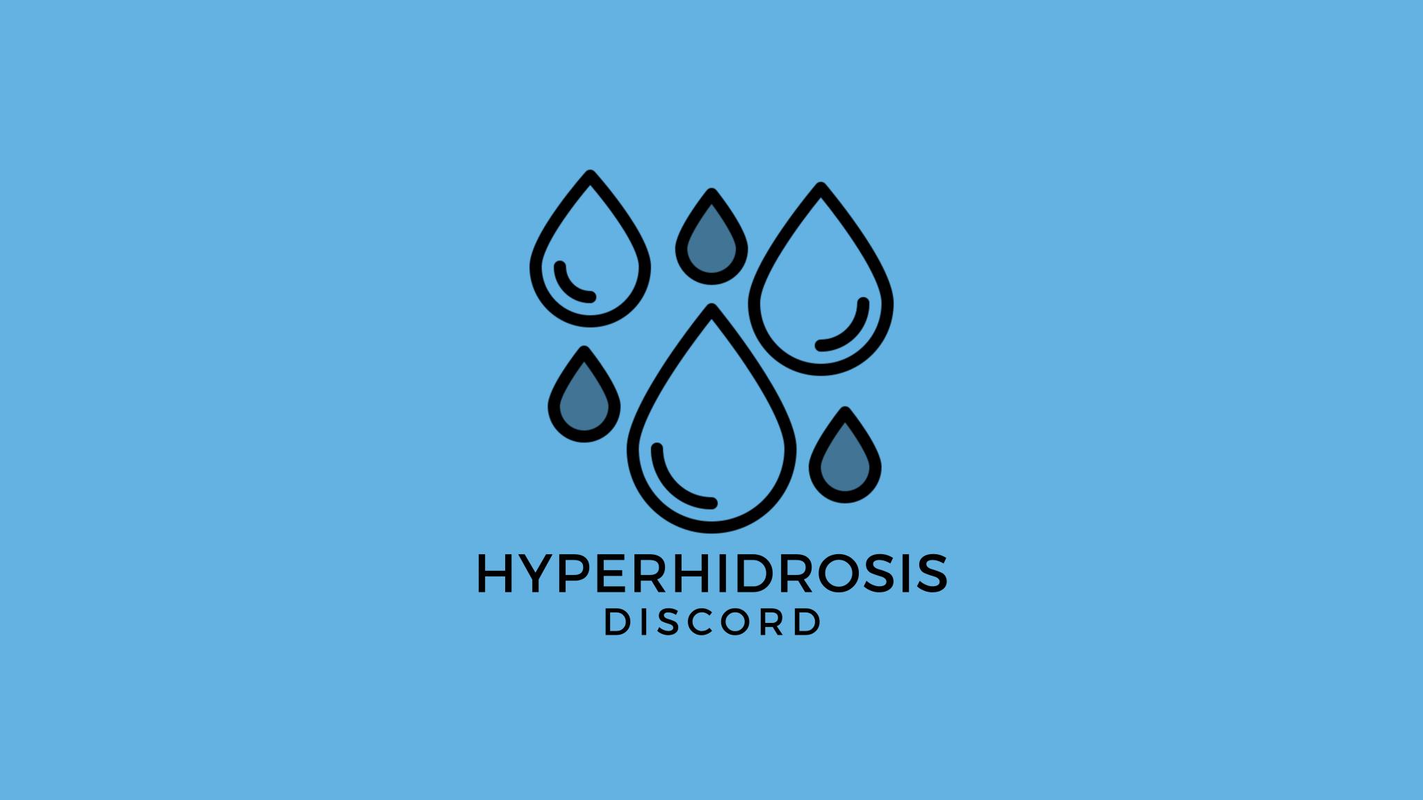 Discovery splash banner for Hyperhidrosis Discord server