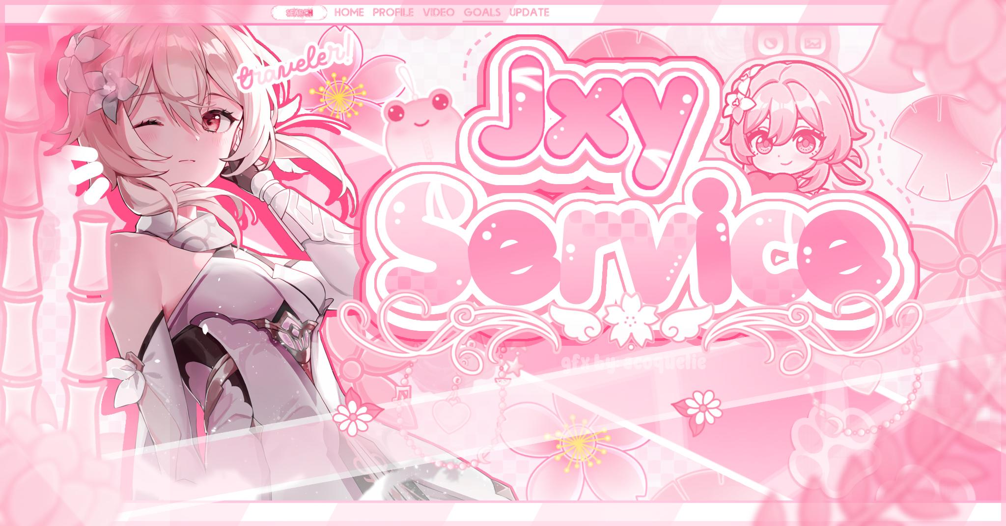 Discovery splash banner for ౿ ׂ ִ . Jxy Service Discord server