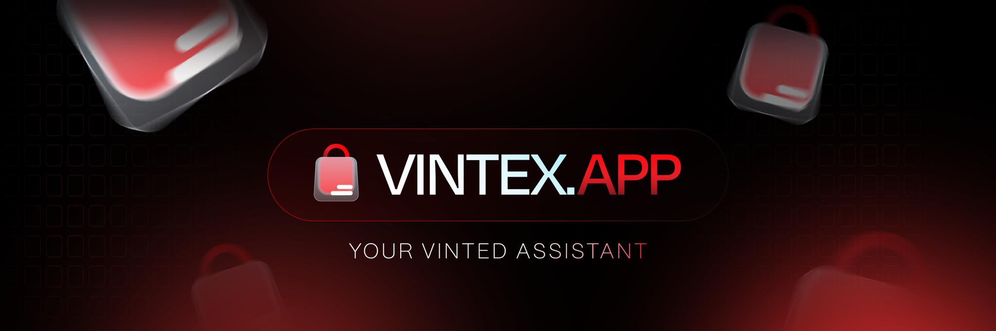 Discovery splash banner for Vintex - Automate your Vinted wardrobe Discord server
