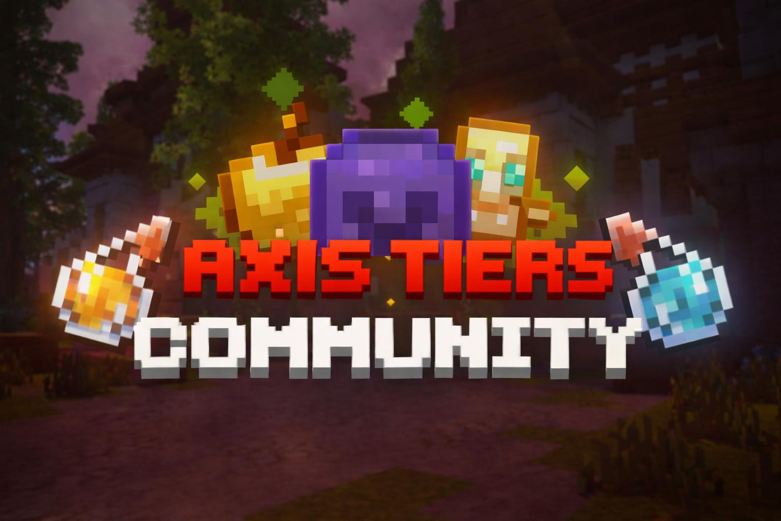 Discovery splash banner for Axis Tiers Discord server