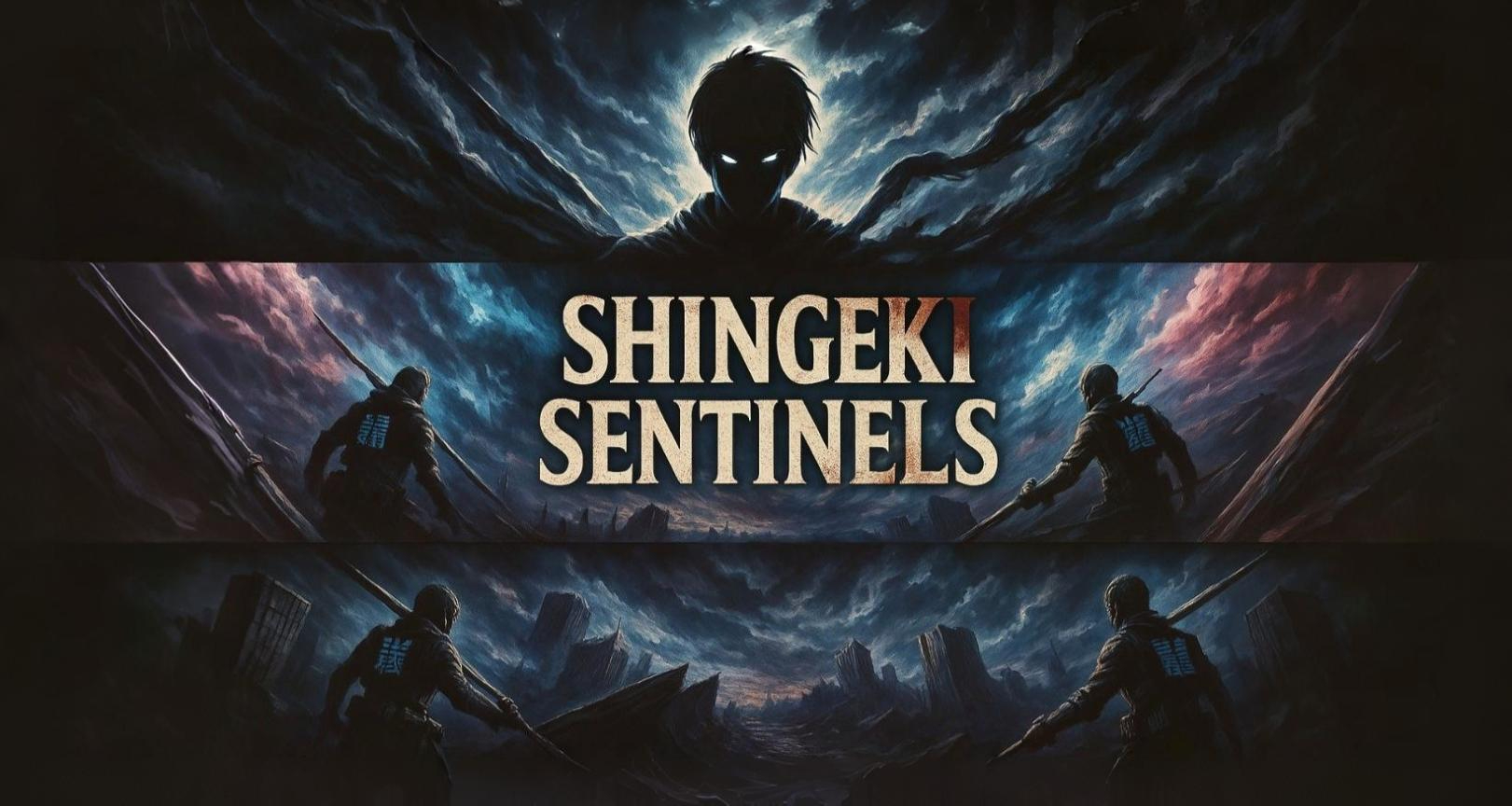 Discovery splash banner for Shingeki Sentinels Discord server