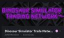 Discovery splash banner for Dinosaur Simulator Trade Network Discord server