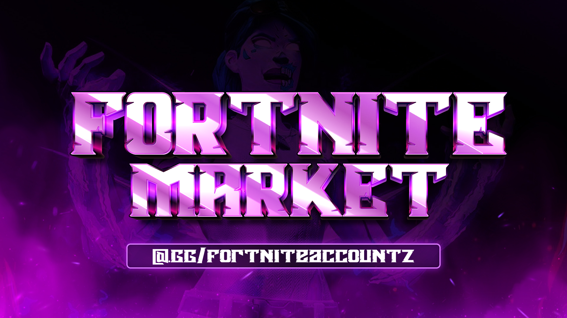 Discovery splash banner for Fortnite Market™ | OG Skins | V-Bucks Discord server