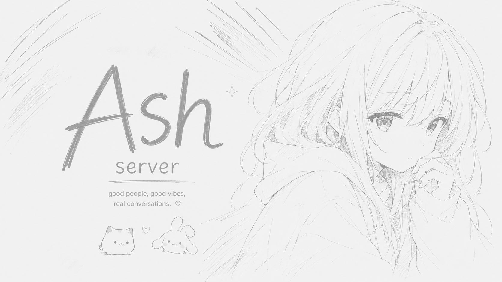 Discovery splash banner for Ash Discord server