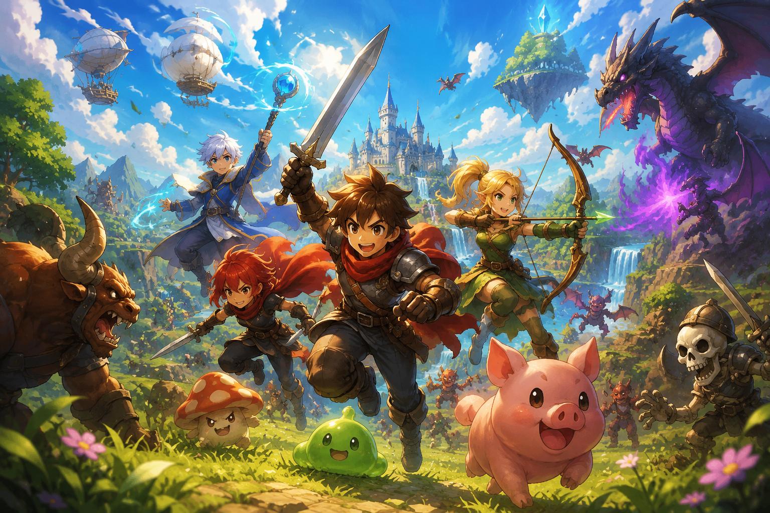 Discovery splash banner for 無盡冒險Online Discord server