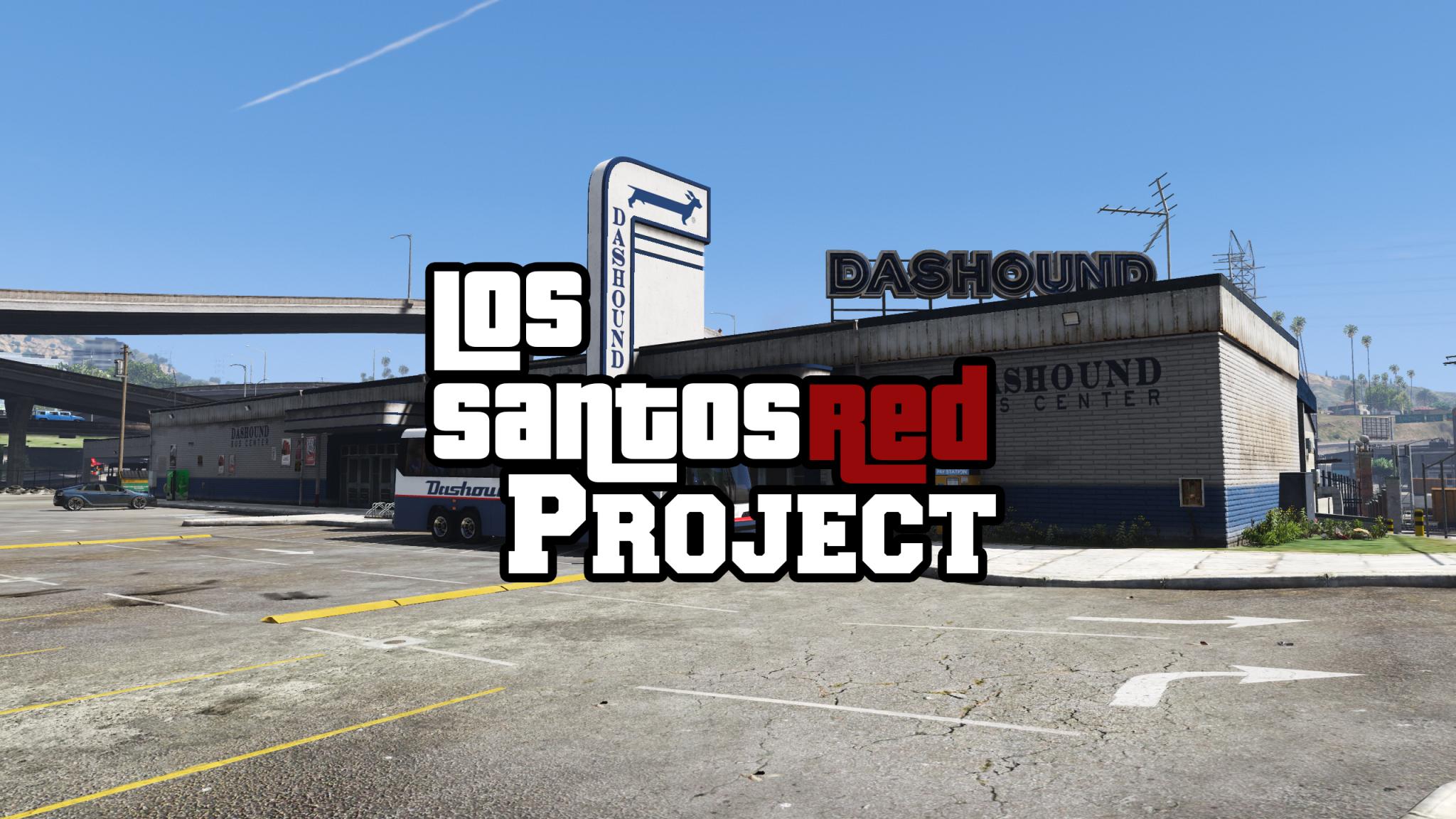 Discovery splash banner for Los Santos RED Project Discord server