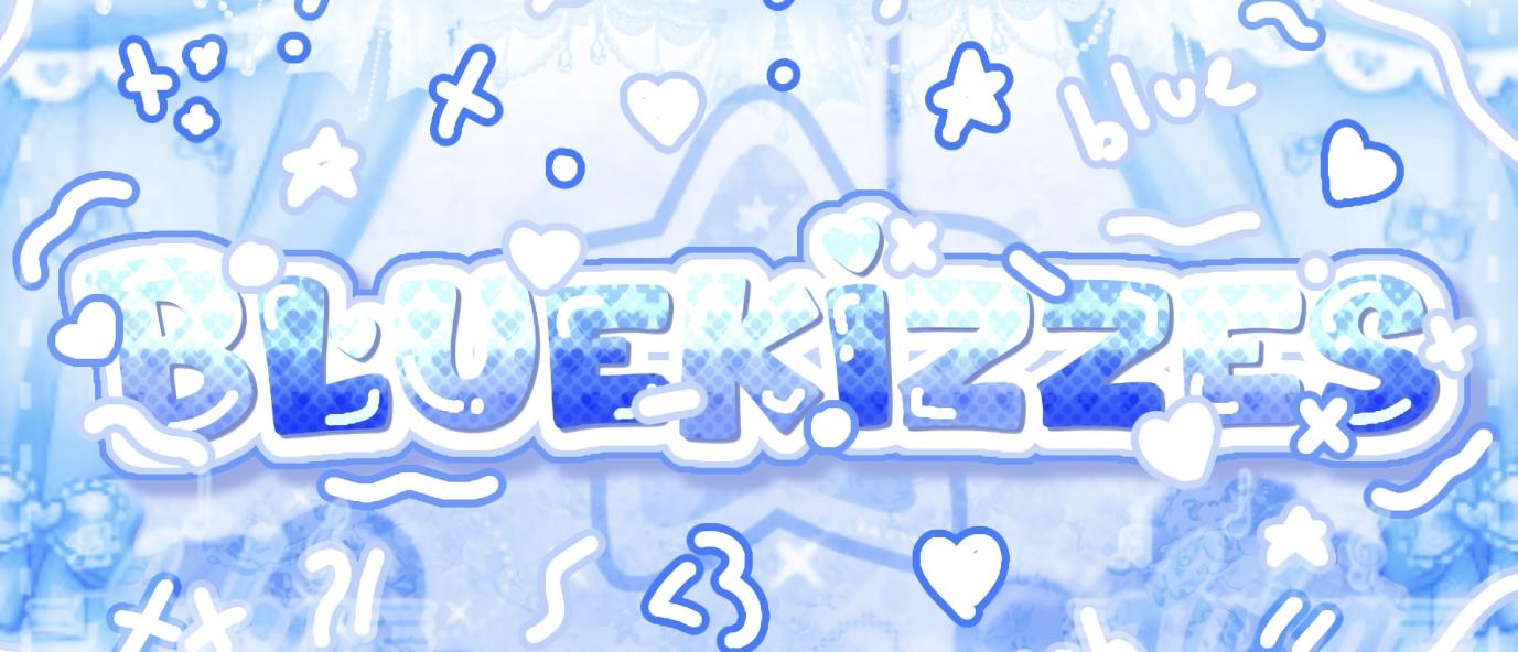 Discovery splash banner for ੭﹕﹒ ノ bluekizzes ༝ gws ༝ scl ˚◞♡ Discord server