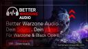 Discovery splash banner for Better Warzone Audio Discord server