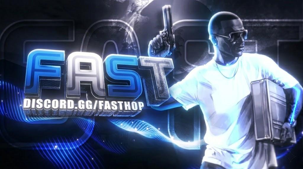 Discovery splash banner for Fast Shop Discord server